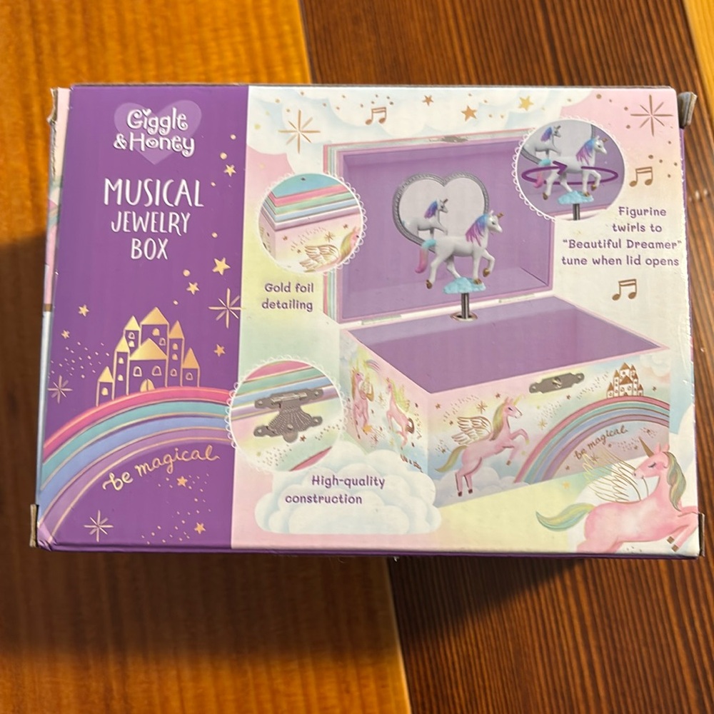 Unicorn jewelry box! New!🦄